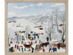 Um bom dia de trabalho para a vovó Moses e o Smithsonian