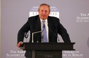 Larry Summers, nós o conhecíamos muito bem