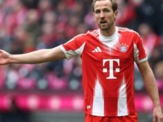 Kane entra no top 10 dos artilheiros de todos os tempos do Bayern de Munique com 48º gol em uma temporada incrível