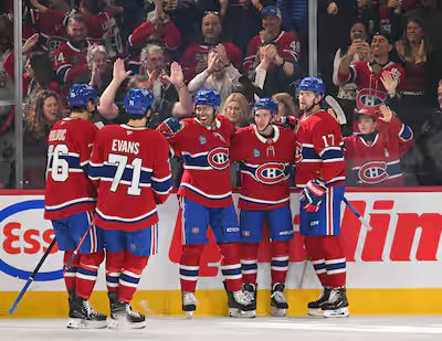 O autor do mas gagnant face aux Blue Jackets de Columbus, Zachary Bolduc, assistiu ao grande momento em que compareceu