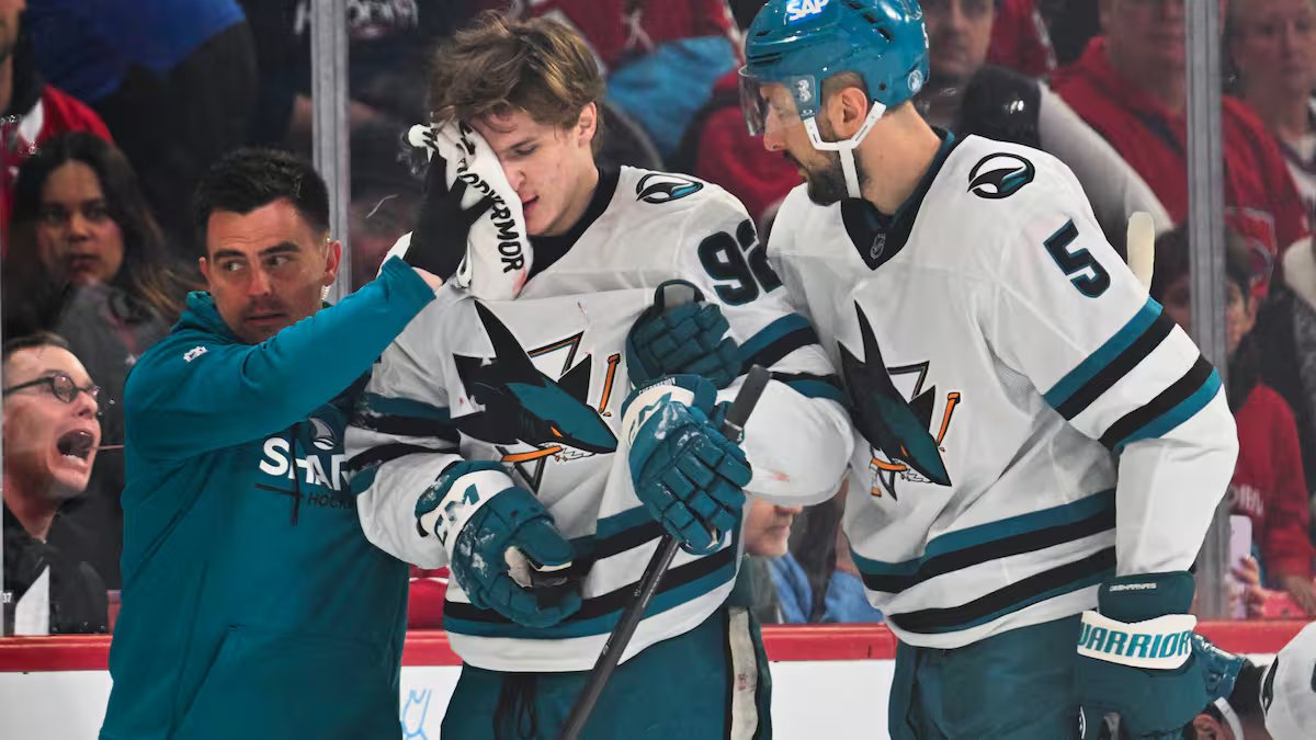 Uma cena muito inquietante no Centre Bell