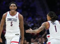 Pontuação da caixa UConn x Michigan State: estatísticas completas do jogo March Madness Sweet 16 de 2026