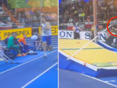 Salto com vara aniquila heptatleta em momento assustador no Campeonato Mundial de Atletismo Indoor