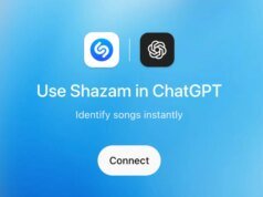 ChatGPT agora permite identificar músicas em seu telefone sem iniciar o aplicativo Shazam