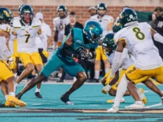 Malick Meiga exibe velocidade de elite para CFL e olheiros da NFL no Coastal Carolina Pro Day