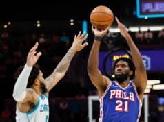Embiid, George reuniu 76ers para vitória por 118-114 sobre o Hornets, quebrando a sequência de 5 vitórias consecutivas de Charlotte