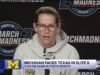 Kim Barnes Arico sabe que sua equipe de Michigan pode lidar com desafios na Elite 8