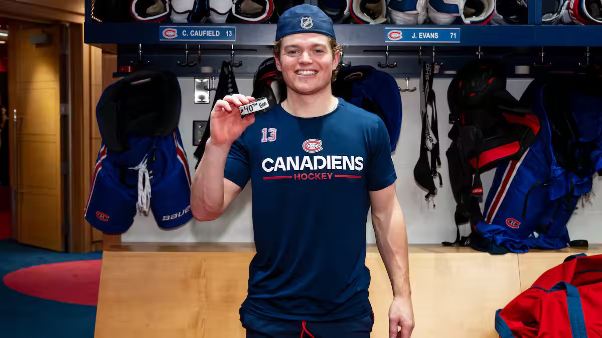 «Quarante n’est que le début» para Cole Caufield, garante Nick Suzuki