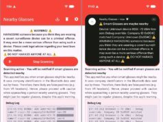 Um novo aplicativo alerta se alguém próximo estiver usando óculos inteligentes