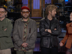 Promoção ‘SNL’: Ashley Padilla tenta recriar aquela cena de chuva de ‘caderno’ com Ryan Gosling