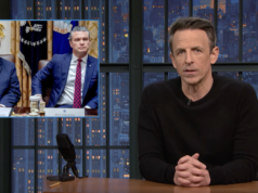 Seth Meyers chama a atenção de Trump e republicanos em conflito por causa da palavra guerra