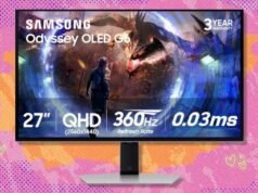 O monitor de jogos Samsung Odyssey OLED G6 de 27 polegadas da série tem mais de US $ 200 de desconto na Amazon – economize 24%