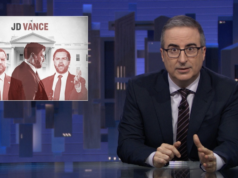 John Oliver passa 28 minutos atacando JD Vance