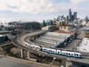 Microsoft, Lime e outros ajudando a comemorar a abertura da nova linha de metrô leve de Seattle a Eastside