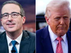 John Oliver vendendo adesivos para esconder o rosto de Donald Trump em passes para parques nacionais: não ‘olhe para o cara que está tentando ativamente arruiná-los’