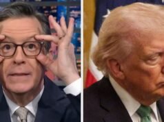 Stephen Colbert acaba de dar a Donald Trump um apelido hilariante de quatro palavras, e as reações da Internet são brutais