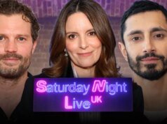 Tina Fey, Jamie Dornan e Riz Ahmed são os primeiros apresentadores convidados do ‘Saturday Night Live UK’