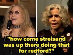 Jane Fonda disse brincando que deveria ter feito a homenagem de Robert Redford ao Oscar por Barbra Streisand, e as pessoas pensam
