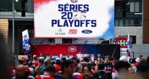 Correspondências de séries na tela gigante: um boleto mantido necessário para observar o Canadá no exterior do Center Bell