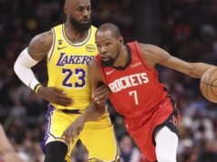 Placar ao vivo do jogo 5 do Rockets x Lakers, atualizações e destaques da série da primeira rodada dos playoffs da NBA de 2026