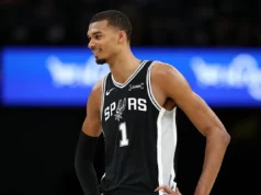 Victor Wembanyama pondera onde deveria estar o limite de prêmios da NBA enquanto faz matemática extremamente rápida após o jogo