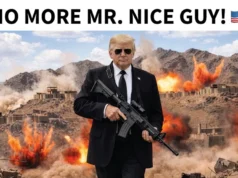 Trump publica foto extraordinária segurando um rifle de assalto em nova ameaça ao Irã: ‘Chega de Sr. Cara Bonzinho!’