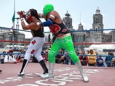 A luta livre toma conta do coração da Cidade do México