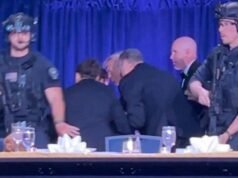 Trump ileso e suspeito sob custódia após tiros disparados em jantar de correspondentes na Casa Branca