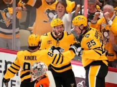 Os Penguins evitam a eliminação novamente com uma vitória por 3-2 no jogo 5 sobre os Flyers para enviar a série de volta à Filadélfia