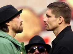 O grande boxeador Usyk defende a luta pelo título de Verhoeven