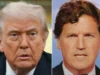 Tucker Carlson admite que não ‘odeia’ Trump, mas se sente ‘traído’ pelas políticas do presidente