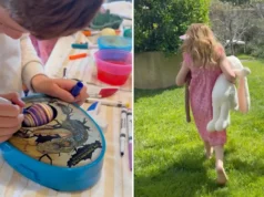 Assista: Meghan compartilha vídeos raros de Archie e Lilibet na Páscoa