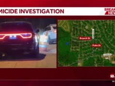 A polícia de Jackson está trabalhando em uma cena de homicídio na Branch Street