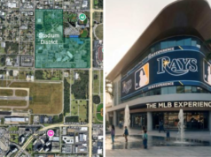 O campo do estádio de US$ 2,3 bilhões do Rays exige US$ 1 bilhão em fundos públicos, gerando preocupações com impostos sobre a propriedade