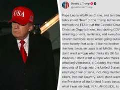 Trump ataca Papa Leão XIV por ser “muito liberal”