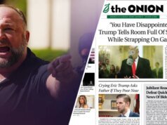 The Onion faz outra jogada no InfoWars de Alex Jones