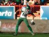 O lançamento de Ajou Ajou dá oportunidade a Dhel Duncan-Busby com Saskatchewan Roughriders