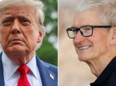Donald Trump afirma que o CEO da Apple, Tim Cook, uma vez chamou o presidente para ‘beijar minha bunda’