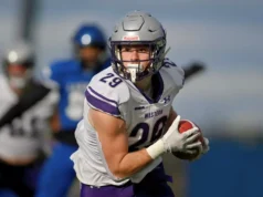 O running back do Western Mustangs, Ethan Dolby, é o destaque da lista de 2026 do U Sports East-West Bowl