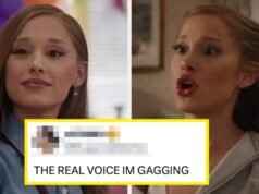 Depois de anos com a “voz de Glinda”, as pessoas ficam genuinamente surpresas ao ouvir a “voz normal” de Ariana Grande no trailer de seu novo filme