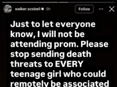 A estrela de ‘Percy Jackson’, Walker Scobell, faltou ao baile porque os fãs enviaram ‘ameaças de morte’ para ‘todas as adolescentes que pudessem estar remotamente associadas a mim’