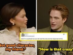 Um clipe viral de Zendaya e seus colegas de elenco de “The Drama” se unindo a Robert Pattinson para obter conselhos sobre relacionamento está causando um grande rebuliço porque, bem, ele está certo