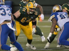 Edmonton Elks afirma que não há cortes no teto salarial da CFL no horizonte para linha ofensiva de um milhão de dólares
