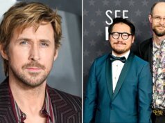 Ryan Gosling sai do evento Daniels Pic na Universal