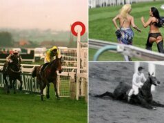 Os 7 momentos mais estranhos do Grand National – de um engavetamento ‘farsesco’ a uma evacuação em massa
