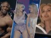 Madonna se junta a Sabrina Carpenter para o set do Coachella Weekend 2, com Geena Davis e Terry Crews sem camisa
