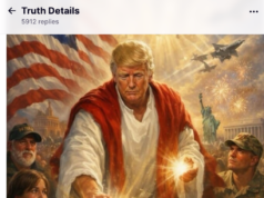 Donald Trump publica foto de si mesmo como Jesus gerada por IA depois de criticar o Papa Leão como ‘fraco’; Pontífice diz que não vai desistir