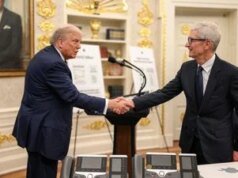 O CEO da Apple, Tim Cook, explica seu relacionamento com Trump