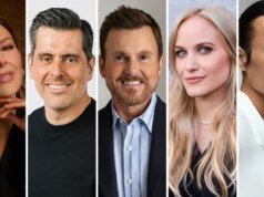 Ariana Madix, Dalia Ganz da Warner Records, Alex Merchan, CMO da LA28, Don McGuire, CMO da Qualcomm, e Patrick Ta participam do Entertainment Marketing Summit da Variety
