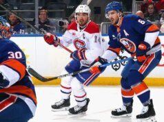 Nick Suzuki atingiu o patamar dos 100 pontos em 2025-2026